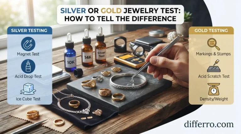 Silver or Gold Jewelry Test: How to Tell the Difference