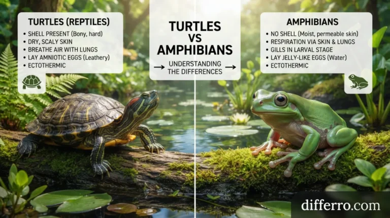 Turtles vs Amphibians: Understanding the Differences