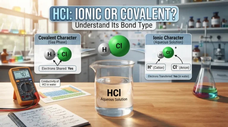 HCl Ionic or Covalent: Understand Its Bond Type