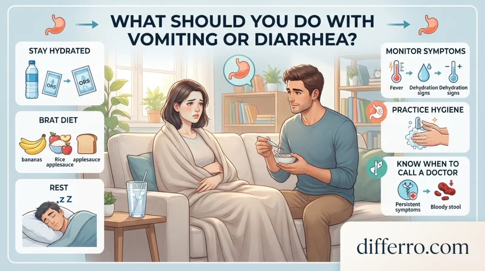 What Should You Do With Vomiting or Diarrhea?