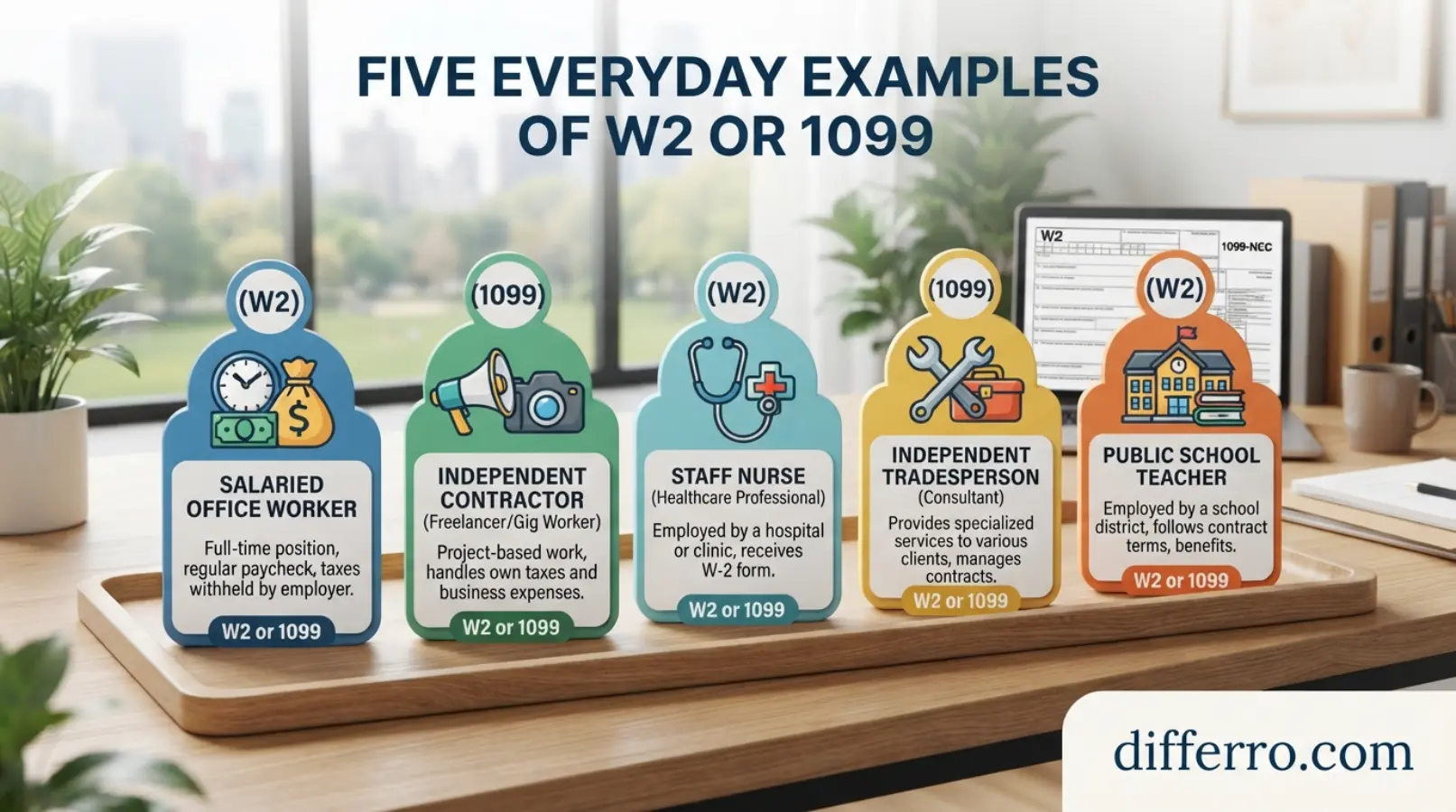 Five Everyday Examples of W2 or 1099