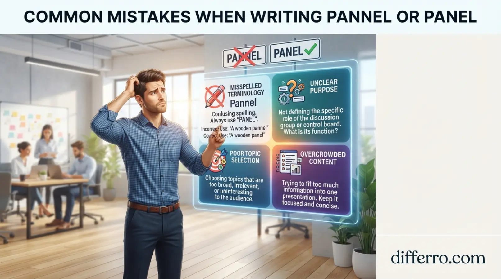Common Mistakes When Writing Pannel or Panel